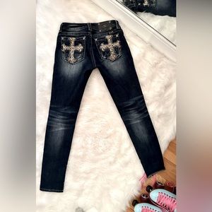 Miss Me skinny blue jeans